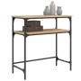 Mesa consola madera de ingeniería roble Sonoma 75x35,5x75 cm de , Mesas auxiliares - Ref: Foro24-834051, Precio: 45,38 €, Des...