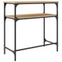 Mesa consola madera de ingeniería roble Sonoma 75x35,5x75 cm de , Mesas auxiliares - Ref: Foro24-834051, Precio: 45,38 €, Des...