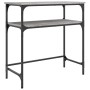 Mesa consola madera de ingeniería gris Sonoma 75x35,5x75 cm de , Mesas auxiliares - Ref: Foro24-834053, Precio: 42,16 €, Desc...