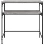 Mesa consola madera de ingeniería gris Sonoma 75x35,5x75 cm de , Mesas auxiliares - Ref: Foro24-834053, Precio: 42,16 €, Desc...