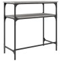 Sonoma gray engineered wood console table 75x35.5x75 cm by , Side tables - Ref: Foro24-834053, Price: 42,16 €, Discount: %