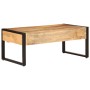 Couchtisch aus Eisen und massivem Mangoholz, 100 x 54 x 40 cm von , Couchtisch - Ref: Foro24-356246, Preis: 245,99 €, Rabatt: %