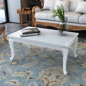 Coffee table 100 x 60 x 42 glossy white by vidaXL, Coffee table - Ref: Foro24-243380, Price: 117,15 €, Discount: %