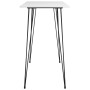 High table and bar stools 5 pieces white by , Furniture sets for kitchens and dining rooms - Ref: Foro24-3057404, Price: 376,...