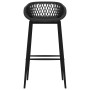 High table and bar stools 7 pieces black by , Furniture sets for kitchens and dining rooms - Ref: Foro24-3057389, Price: 569,...