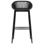 High table and bar stools 7 pieces black by , Furniture sets for kitchens and dining rooms - Ref: Foro24-3057473, Price: 502,...