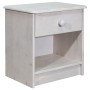 Solid pine wood bedside table 41x30x42 cm by vidaXL, Nightstands - Ref: Foro24-325533, Price: 35,01 €, Discount: %