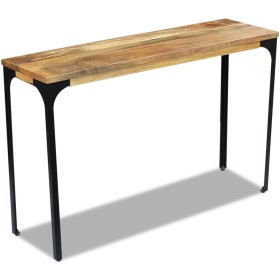 Mango wood console table 120x35x76 cm by vidaXL, Side tables - Ref: Foro24-243339, Price: 118,56 €, Discount: %