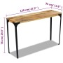 Mango wood console table 120x35x76 cm by vidaXL, Side tables - Ref: Foro24-243339, Price: 118,56 €, Discount: %