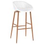 Bar stools 4 units white by , Kitchen stools - Ref: Foro24-248165, Price: 235,32 €, Discount: %