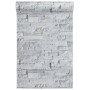 Light gray stone look 3D wall wallpaper by , Painted paper - Ref: Foro24-353393, Price: 10,99 €, Discount: %