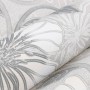 Gray Flower Printed 3D Wall Wallpaper by , Painted paper - Ref: Foro24-353403, Price: 14,99 €, Discount: %