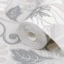 Gray Flower Printed 3D Wall Wallpaper by , Painted paper - Ref: Foro24-353403, Price: 14,99 €, Discount: %