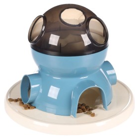 FLAMINGO White and blue Diso cat treat dispenser by , Cat Toys - Ref: Foro24-444318, Price: 26,80 €, Discount: %