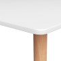 High table and 5-piece white bar stools by , Furniture sets for kitchens and dining rooms - Ref: Foro24-3057435, Price: 384,4...