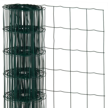 Nature Rectangular wire mesh 0.8x10m coated green plastic by Nature, fence panels - Ref: Foro24-409381, Price: 55,03 €, Disco...