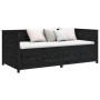 Sofá cama de madera maciza de pino negro 80x200 cm de , Camas y somieres - Ref: Foro24-820910, Precio: 244,69 €, Descuento: %