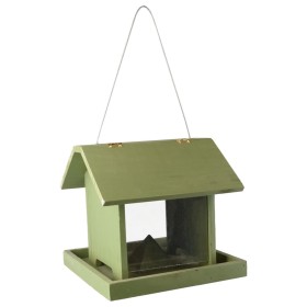 FLAMINGO Hanging Bird Feeder with Silo Arezo Green by , Bird feeders - Ref: Foro24-444337, Price: 37,99 €, Discount: %