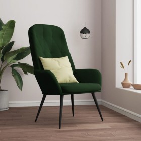 Dark green velvet relaxation armchair by , Armchairs - Ref: Foro24-341196, Price: 119,68 €, Discount: %