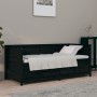 Sofá cama madera maciza de pino negro 75x190 cm de , Camas y somieres - Ref: Foro24-820920, Precio: 232,99 €, Descuento: %