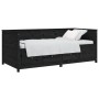 Sofá cama madera maciza de pino negro 75x190 cm de , Camas y somieres - Ref: Foro24-820920, Precio: 232,99 €, Descuento: %