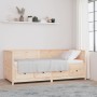 Sofá cama madera maciza de pino 90x200 cm de , Camas y somieres - Ref: Foro24-820901, Precio: 263,09 €, Descuento: %