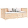 Sofá cama madera maciza de pino 90x200 cm de , Camas y somieres - Ref: Foro24-820901, Precio: 263,09 €, Descuento: %