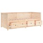 Sofá cama madera maciza de pino 90x200 cm de , Camas y somieres - Ref: Foro24-820901, Precio: 263,09 €, Descuento: %