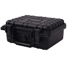 Black equipment protective case 27x24.6x12.4 cm by vidaXL, Camera bags and cases - Ref: Foro24-142169, Price: 23,66 €, Discou...