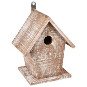 FLAMINGO Vogelhaus Gio Holz braun/weiß von , Vogelhäuser - Ref: Foro24-444314, Preis: 31,99 €, Rabatt: %