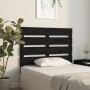 Cabecero madera maciza de pino negro 90x3x80 cm de , Cabeceros y pies de cama - Ref: Foro24-821331, Precio: 51,26 €, Descuent...