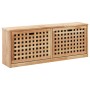 Solid walnut wood shoe bench 94x20x38 cm by , Shoe racks and shoe organizers - Ref: Foro24-247599, Price: 93,73 €, Discount: %