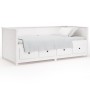 Solid white pine wood sofa bed 80x200 cm by , Beds and slatted bases - Ref: Foro24-820907, Price: 257,04 €, Discount: %