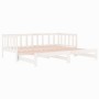 Removable sofa bed solid white pine wood 2x(90x190) cm by , Beds and slatted bases - Ref: Foro24-814665, Price: 175,99 €, Dis...