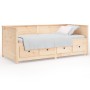 Solid pine wood sofa bed 90x190 cm by , Beds and slatted bases - Ref: Foro24-820911, Price: 306,44 €, Discount: %