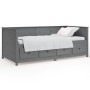 Solid gray pine wood sofa bed 90x190 cm by , Beds and slatted bases - Ref: Foro24-820913, Price: 346,74 €, Discount: %