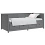 Solid gray pine wood sofa bed 90x190 cm by , Beds and slatted bases - Ref: Foro24-820913, Price: 346,74 €, Discount: %