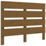 Cabecero madera maciza de pino marrón miel 100x3x80 cm de , Cabeceros y pies de cama - Ref: Foro24-821335, Precio: 53,81 €, D...