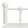 Nightstands 2 units metal white and transparent glass by vidaXL, Nightstands - Ref: Foro24-325078, Price: 82,23 €, Discount: %