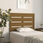 Cabecero madera maciza de pino marrón miel 100x3x80 cm de , Cabeceros y pies de cama - Ref: Foro24-821335, Precio: 53,81 €, D...