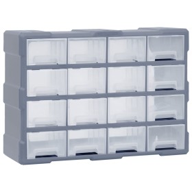 Multi-drawer organizer with 16 medium drawers 52x16x37 cm by , Toolboxes - Ref: Foro24-149602, Price: 53,39 €, Discount: %