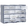 Multi-drawer organizer with 16 medium drawers 52x16x37 cm by , Toolboxes - Ref: Foro24-149602, Price: 53,39 €, Discount: %