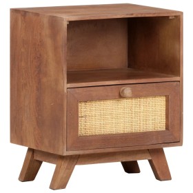 Solid mango wood bedside table 40x30x50 cm by vidaXL, Nightstands - Ref: Foro24-323597, Price: 88,99 €, Discount: %