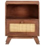 Solid mango wood bedside table 40x30x50 cm by vidaXL, Nightstands - Ref: Foro24-323597, Price: 88,60 €, Discount: %