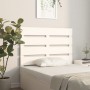 Solid white pine wood bed headboard 75x3x80 cm by , Headboards and footboards - Ref: Foro24-821368, Price: 41,58 €, Discount: %