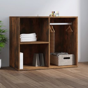 Smoked oak plywood dressing cabinet 80x40x65 cm by , Lockers and storage cabinets - Ref: Foro24-820505, Price: 70,99 €, Disco...