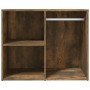 Mueble vestidor madera contrachapada roble ahumado 80x40x65 cm de , Taquillas y armarios de almacenamiento - Ref: Foro24-8205...