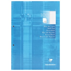 Clairefontaine Refill of 100 sheets A4 2-hole grid 5 units by , Notebooks and notepads - Ref: Foro24-444618, Price: 16,99 €, ...