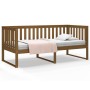 Sofá cama de madera maciza de pino marrón miel 90x190 cm de , Camas y somieres - Ref: Foro24-820884, Precio: 101,05 €, Descue...