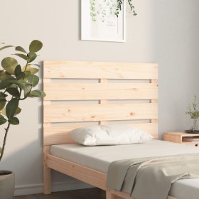 Cabecero madera maciza de pino 75x3x80 cm de , Cabeceros y pies de cama - Ref: Foro24-821367, Precio: 33,99 €, Descuento: %